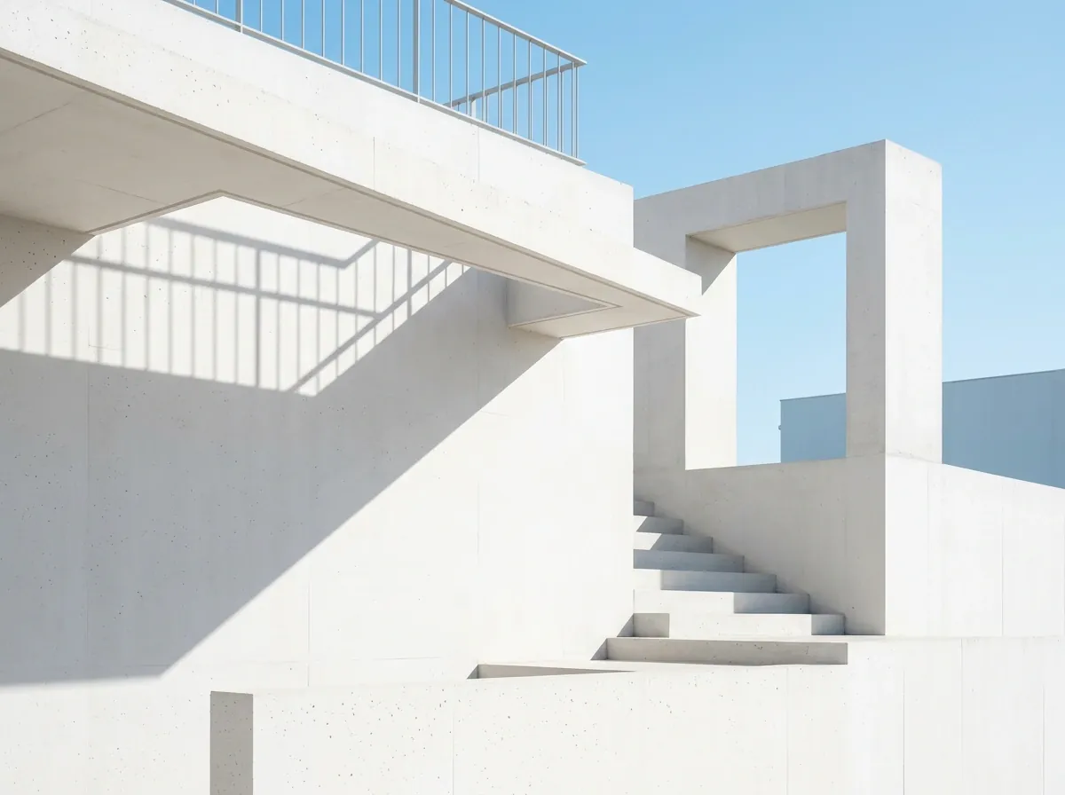 Helles, modernes Architekturdetail – Kontext mittelständischer Unternehmen