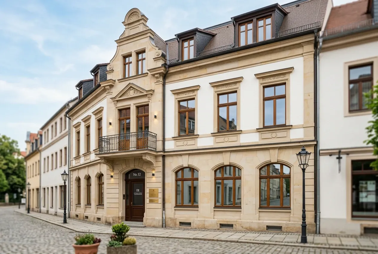 Helle Regionalarchitektur in Mittweida